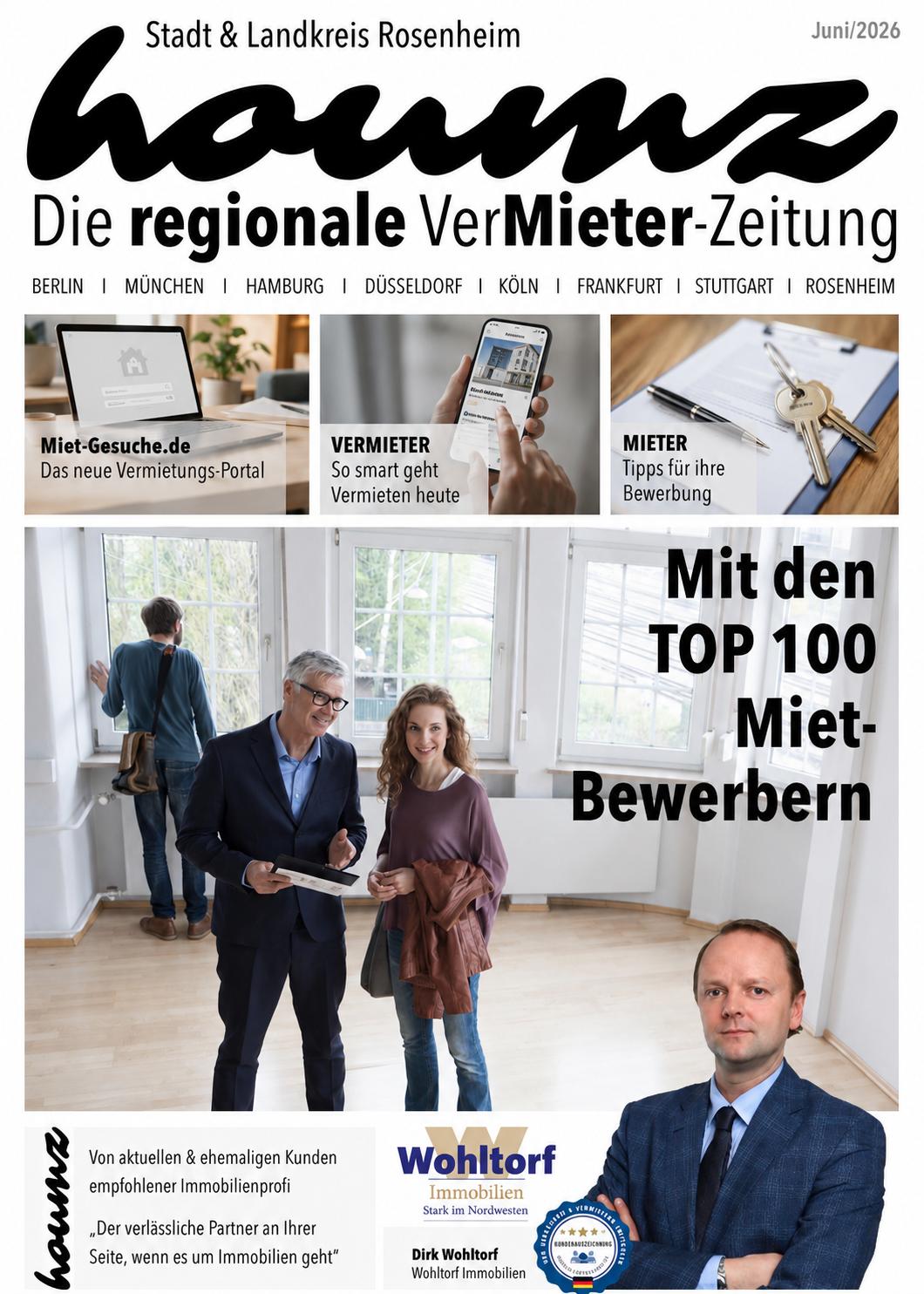 houmz — Die regionale VerMieter-Zeitung für Stadt & Landkreis Rosenheim
